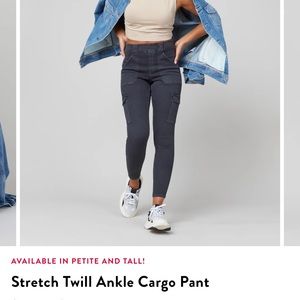 New SPANX stretch cargo twill pants